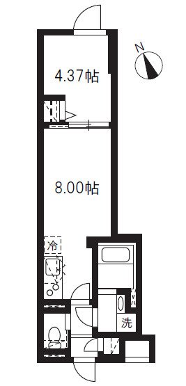 1階の間取り図