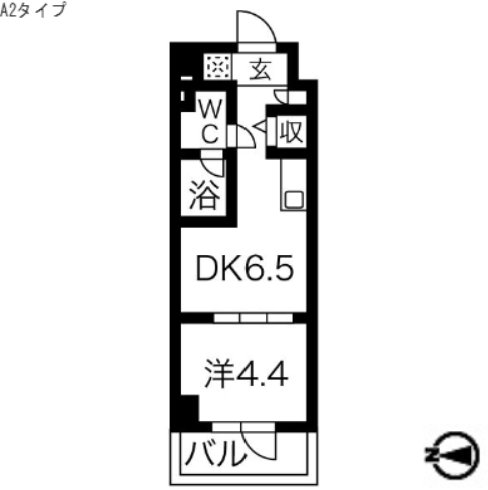 6階の間取り図