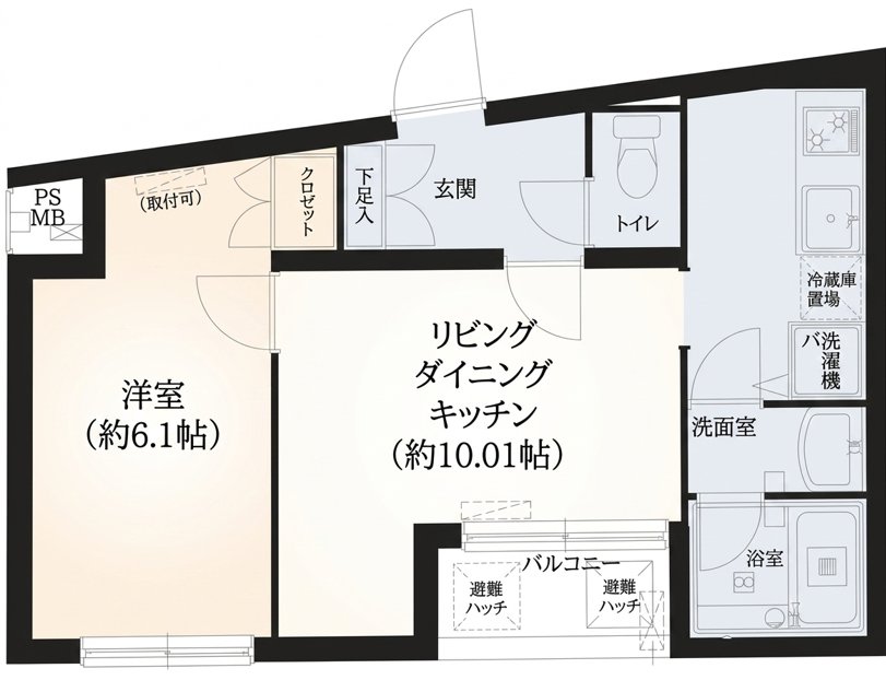 3階の間取り図