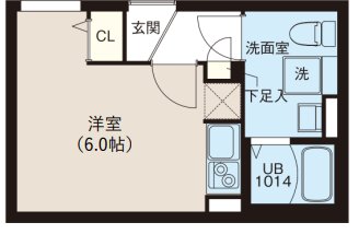 2階の間取り図