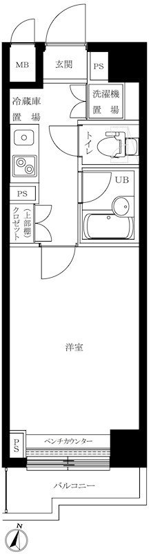 2階の間取り図