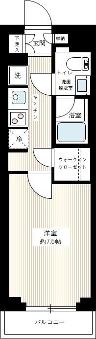 2階の間取り図