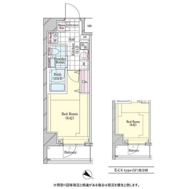 5階の間取り図