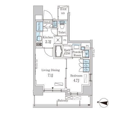 5階の間取り図