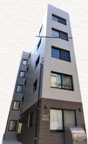 ラフォート上野根岸の外観