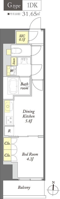 3階の間取り図