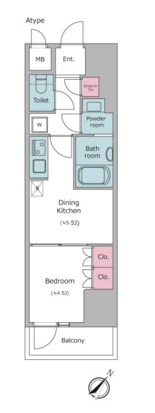 5階の間取り図