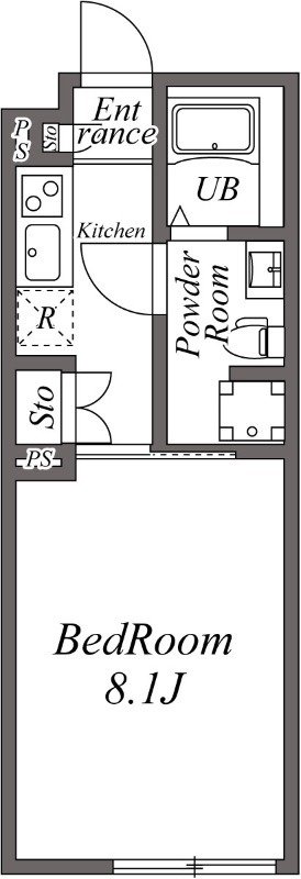 1階の間取り図