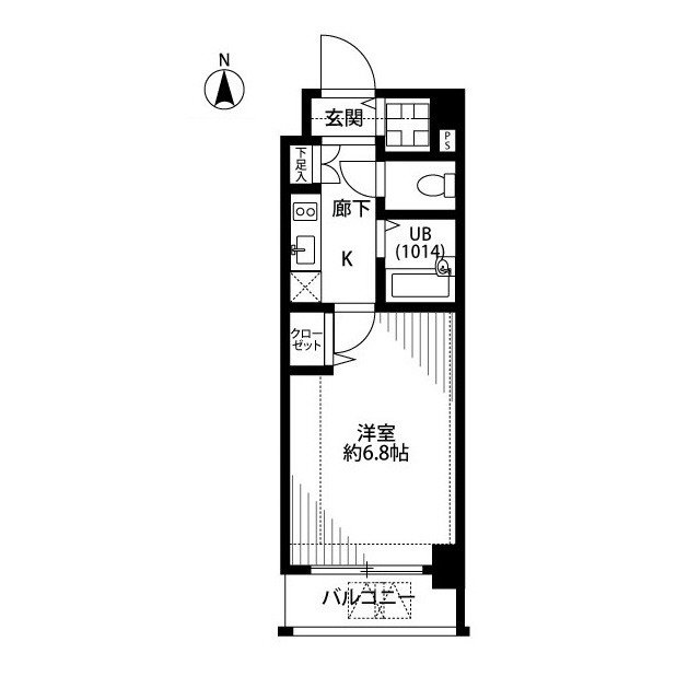 8階の間取り図