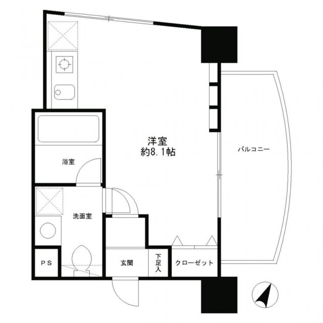 6階の間取り図