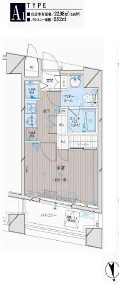 2階の間取り図