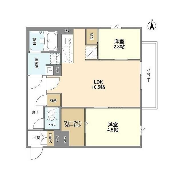 1階の間取り図