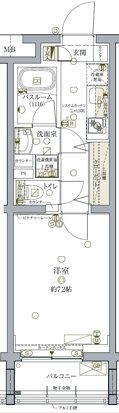 4階の間取り図
