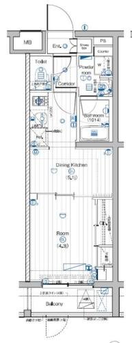 1階の間取り図