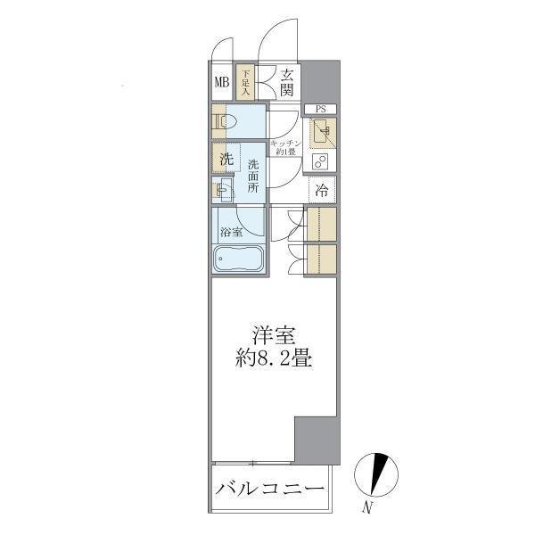 6階の間取り図