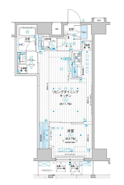 11階の間取り図