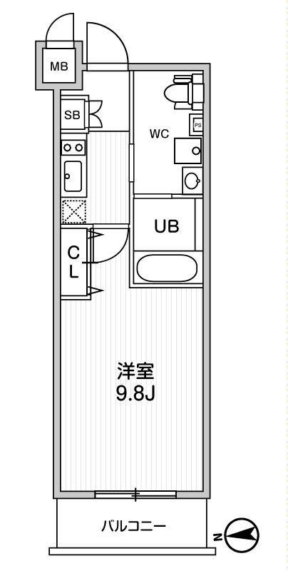 7階の間取り図
