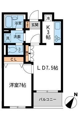 5階の間取り図