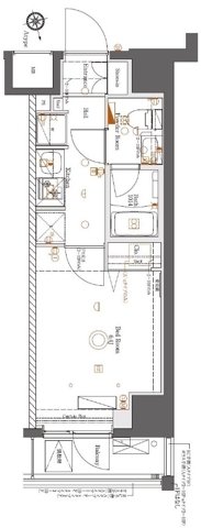 8階の間取り図