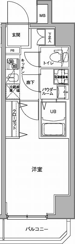 5階の間取り図