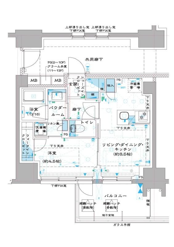 10階の間取り図