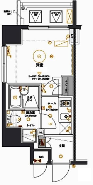 9階の間取り図