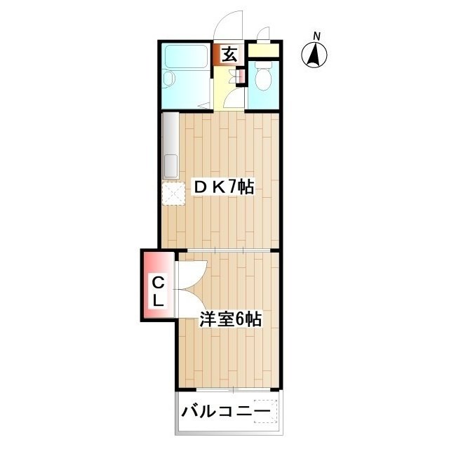 2階の間取り図