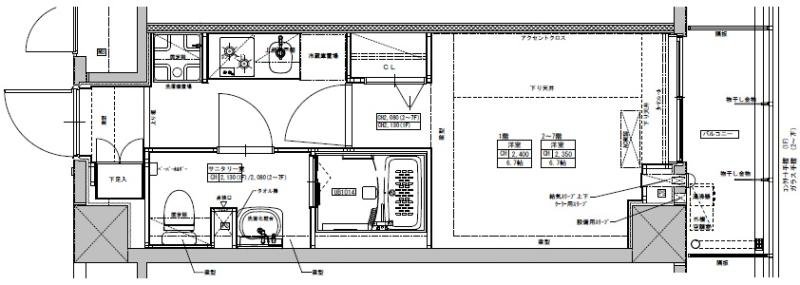 4階の間取り図
