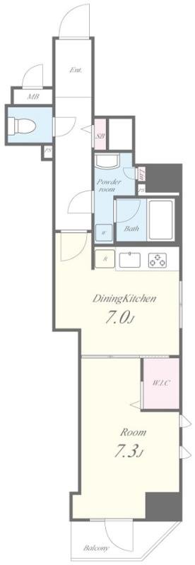 6階の間取り図