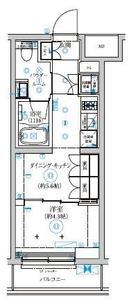 1階の間取り図