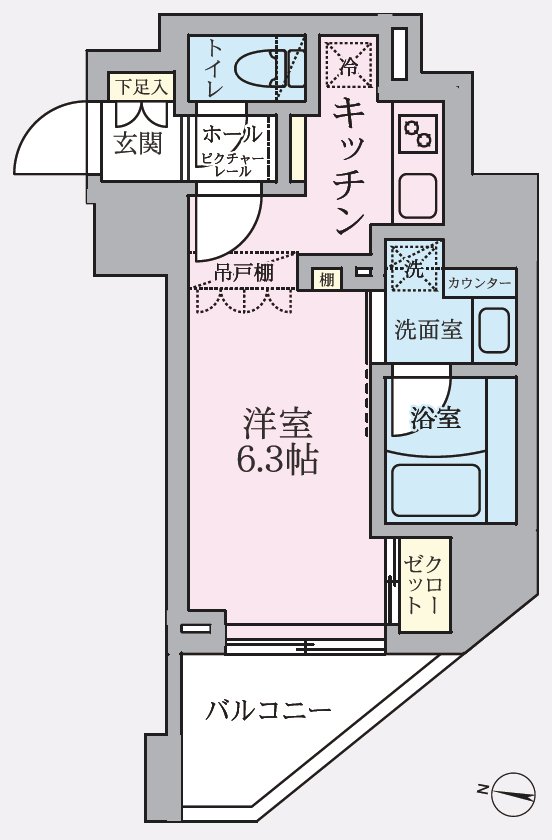 5階の間取り図