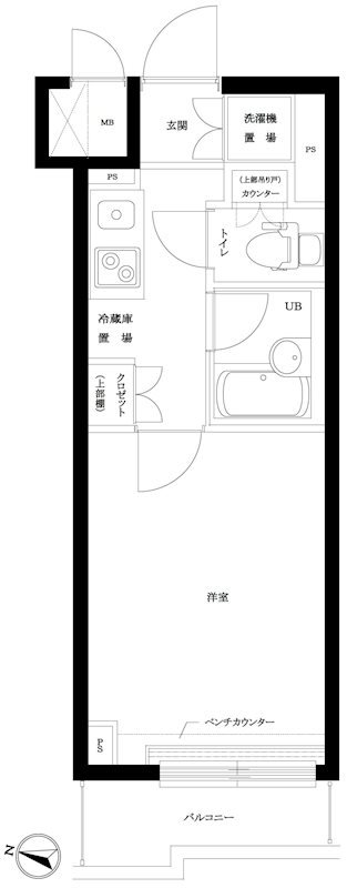 2階の間取り図