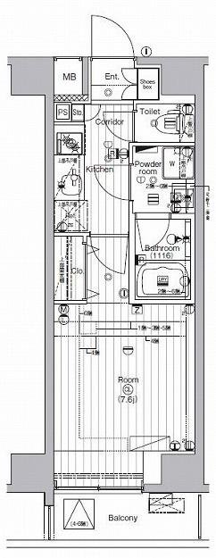 3階の間取り図