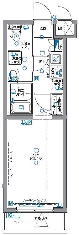 4階の間取り図