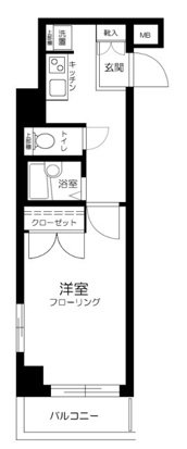 4階の間取り図
