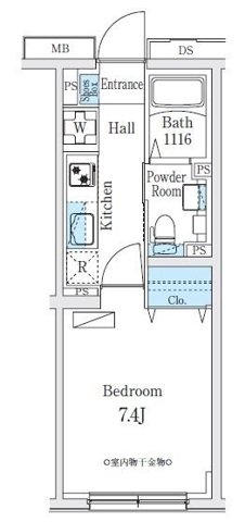 2階の間取り図