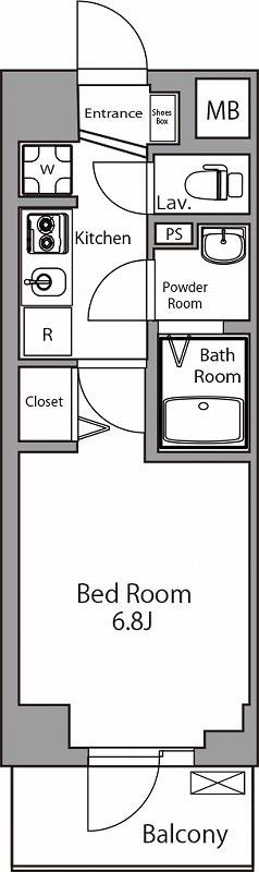 2階の間取り図