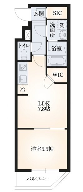 2階の間取り図