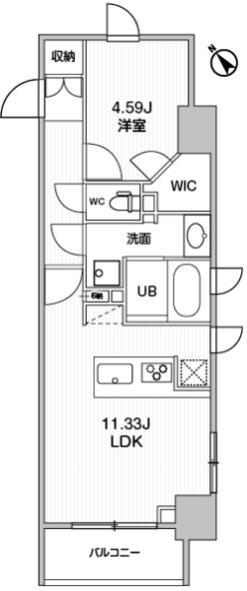 4階の間取り図