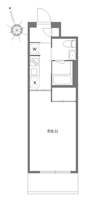 1階の間取り図