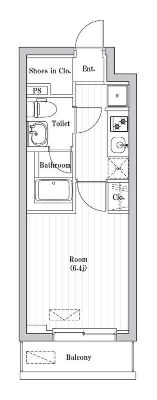 1階の間取り図