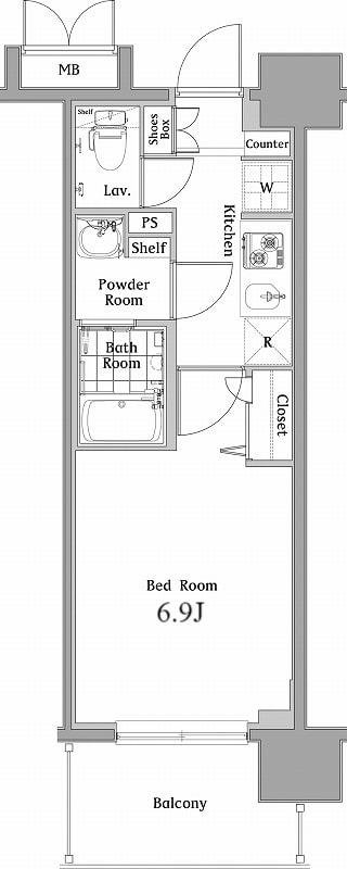 13階の間取り図