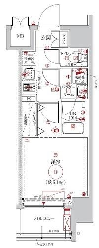 4階の間取り図