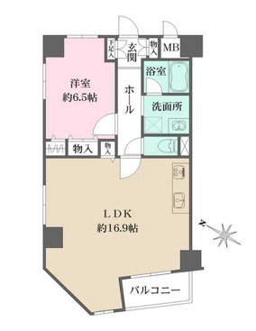 4階の間取り図