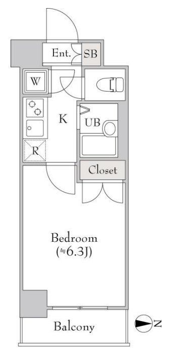 7階の間取り図