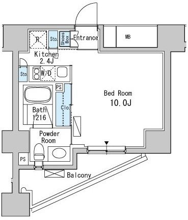 2階の間取り図