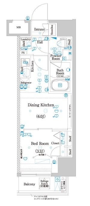 3階の間取り図