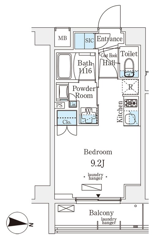 5階の間取り図