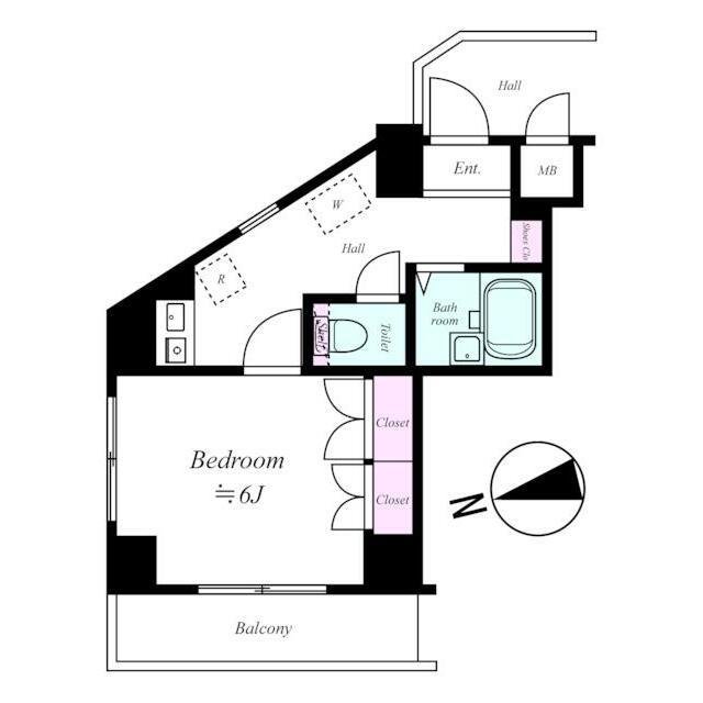 2階の間取り図