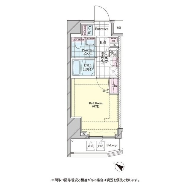 3階の間取り図